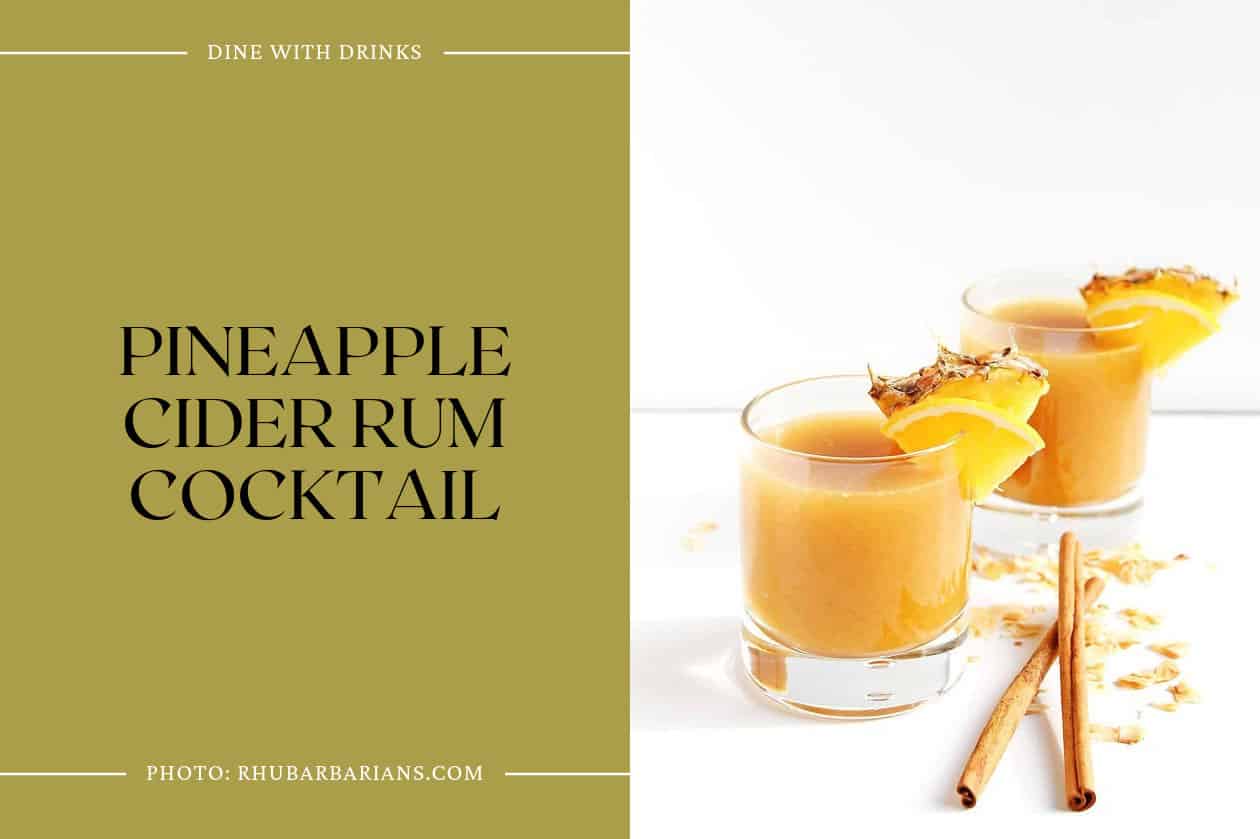 Pineapple Cider Rum Cocktail