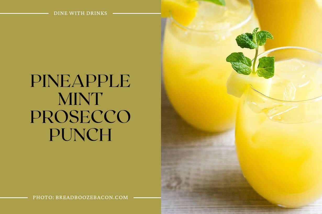 Pineapple Mint Prosecco Punch