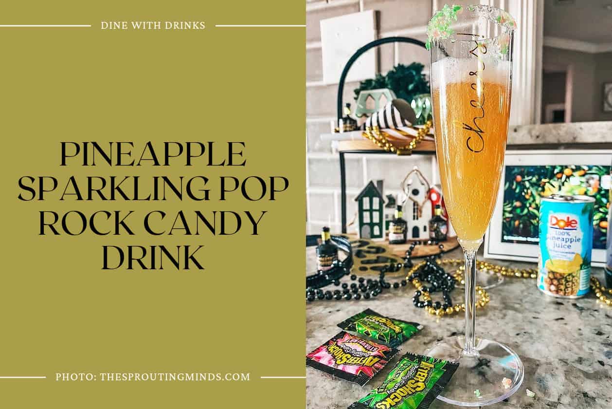 Pineapple Sparkling Pop Rock Candy Drink