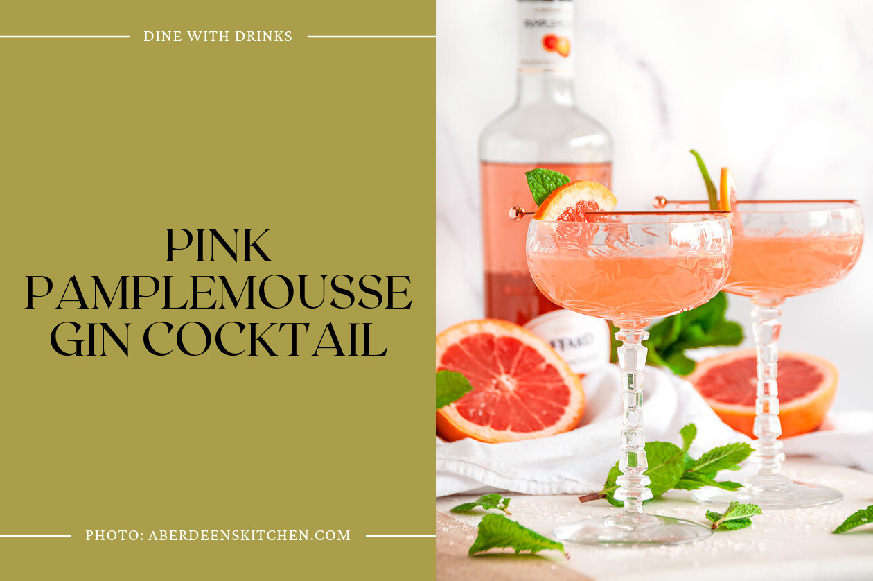 Pink Pamplemousse Gin Cocktail