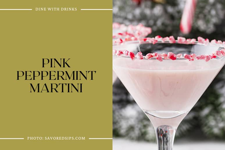 Pink Peppermint Martini