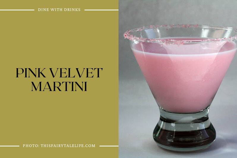 Pink Velvet Martini