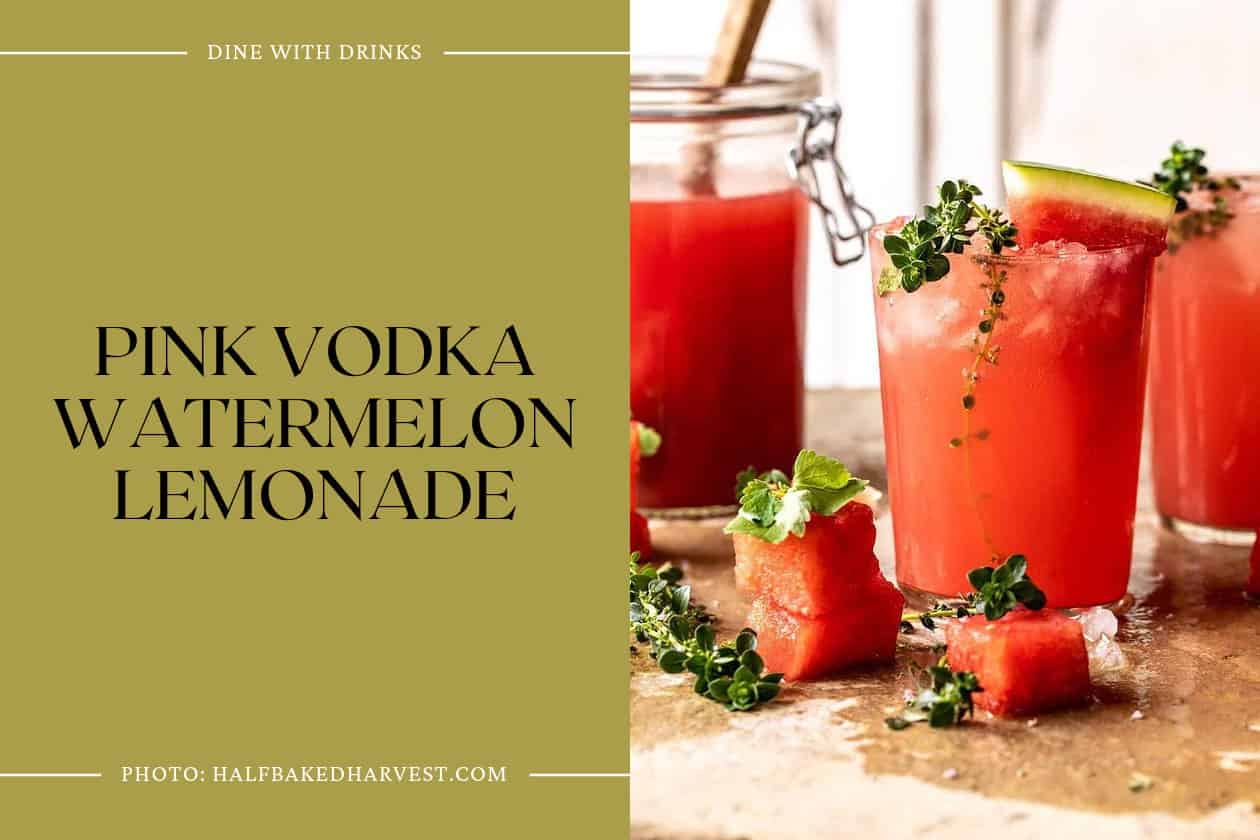 Pink Vodka Watermelon Lemonade
