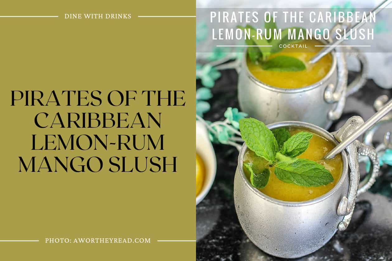 Pirates Of The Caribbean Lemon-Rum Mango Slush