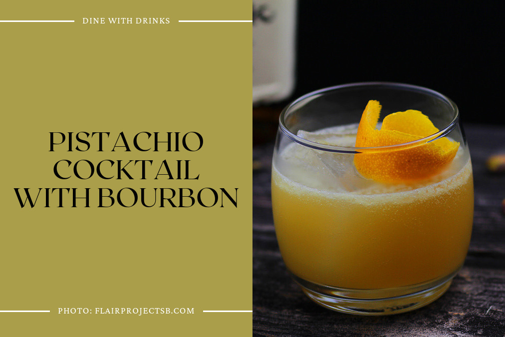 Pistachio Cocktail With Bourbon