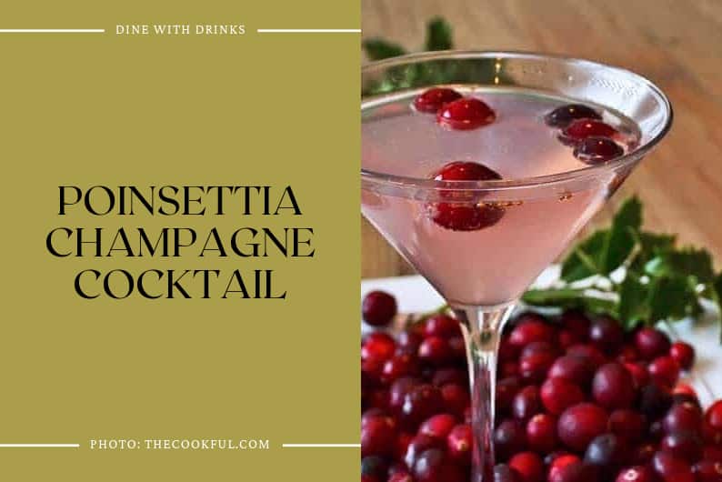Poinsettia Champagne Cocktail
