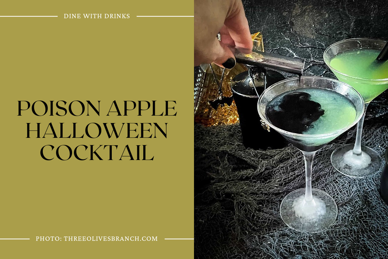 Poison Apple Halloween Cocktail