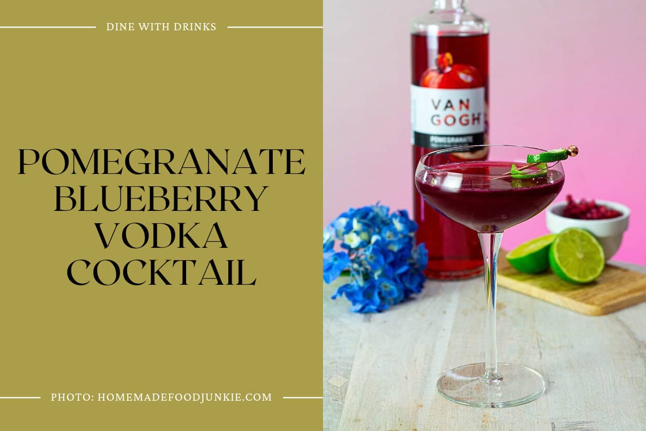Pomegranate Blueberry Vodka Cocktail