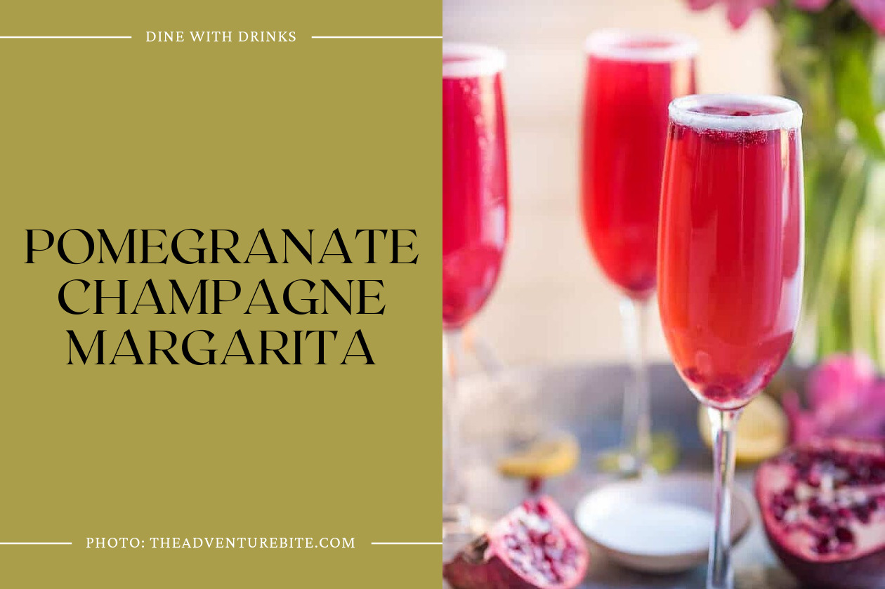 Pomegranate Champagne Margarita