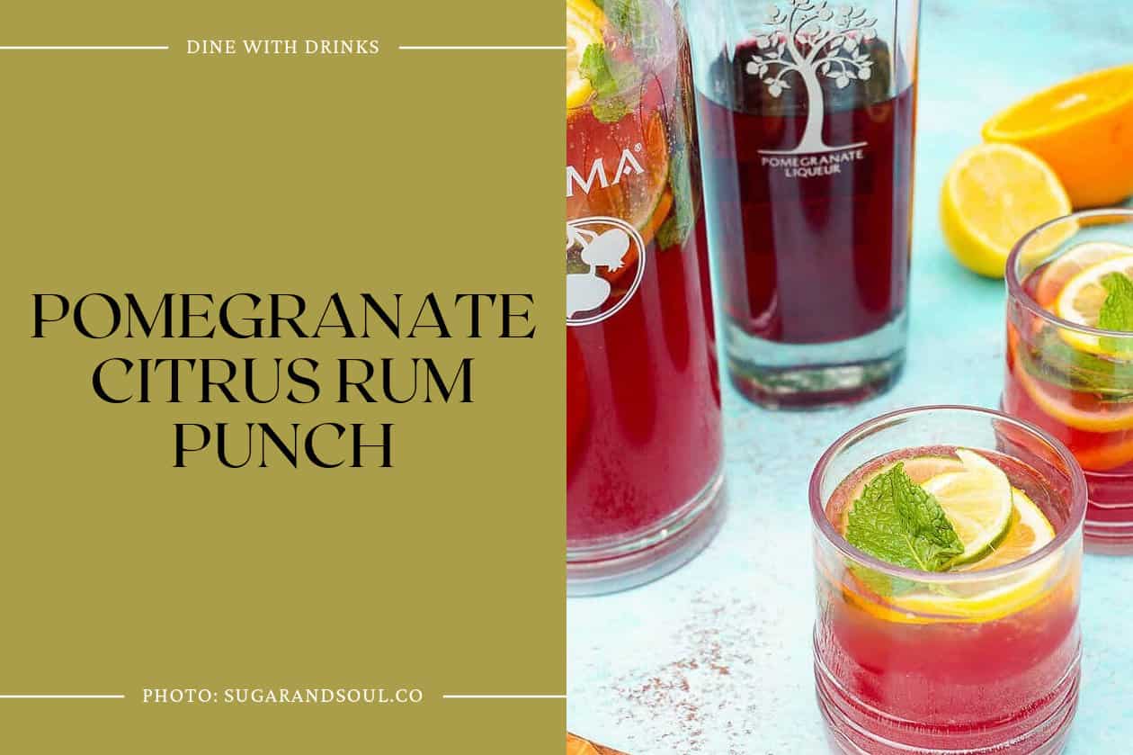 Pomegranate Citrus Rum Punch
