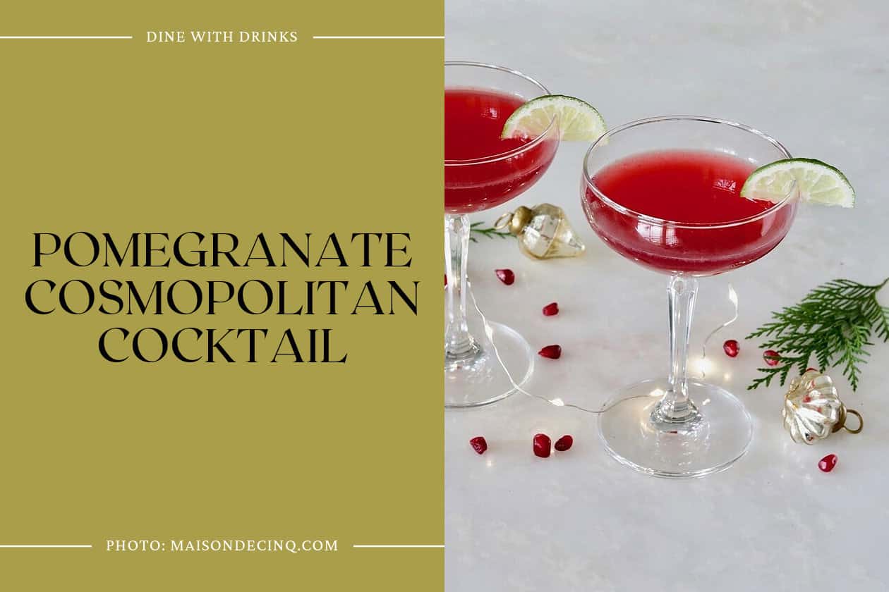 Pomegranate Cosmopolitan Cocktail
