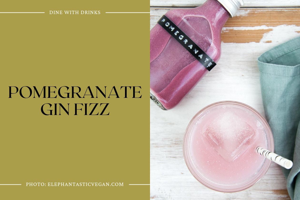 Pomegranate Gin Fizz