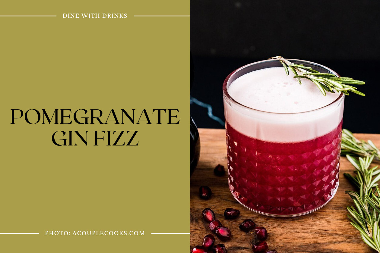 Pomegranate Gin Fizz
