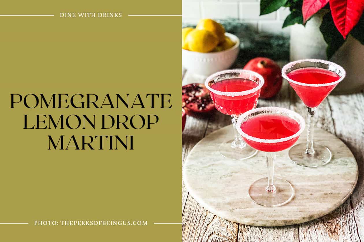 Pomegranate Lemon Drop Martini