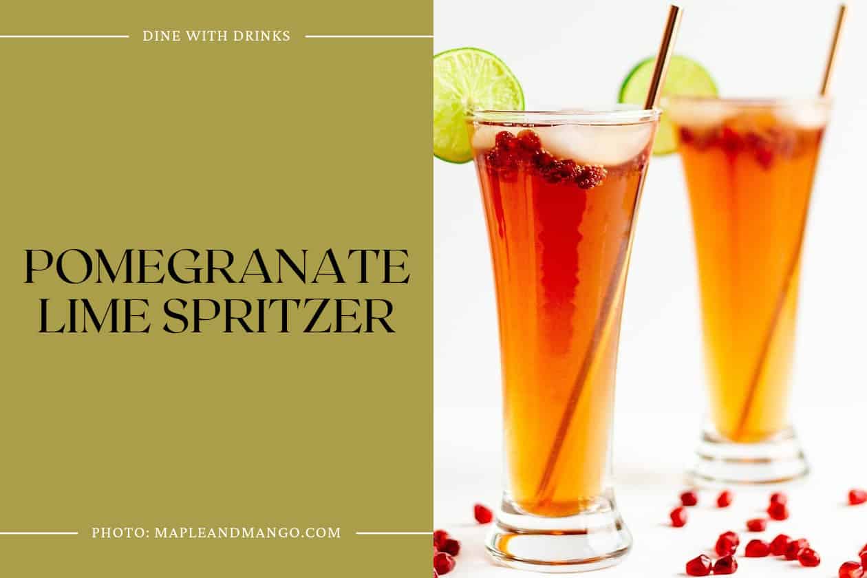 Pomegranate Lime Spritzer