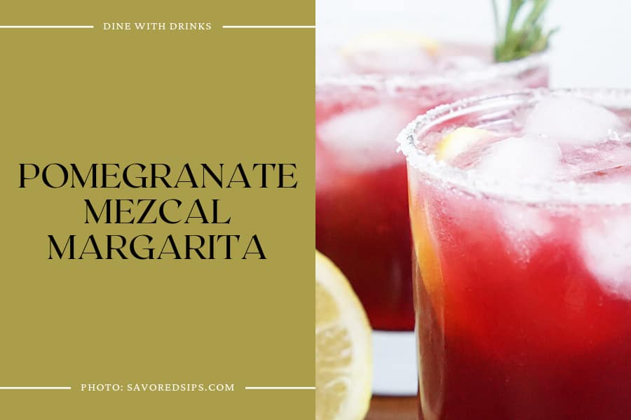 Pomegranate Mezcal Margarita
