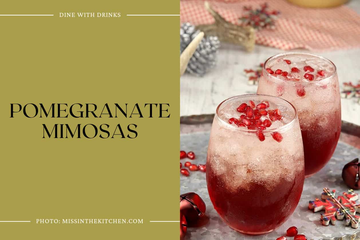 Pomegranate Mimosas