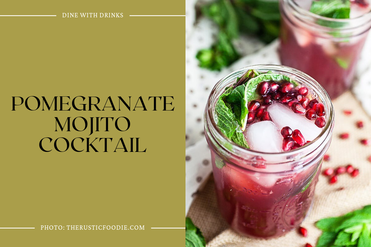 Pomegranate Mojito Cocktail