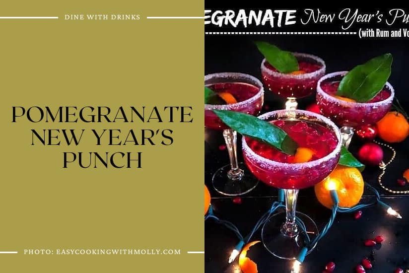 Pomegranate New Year's Punch