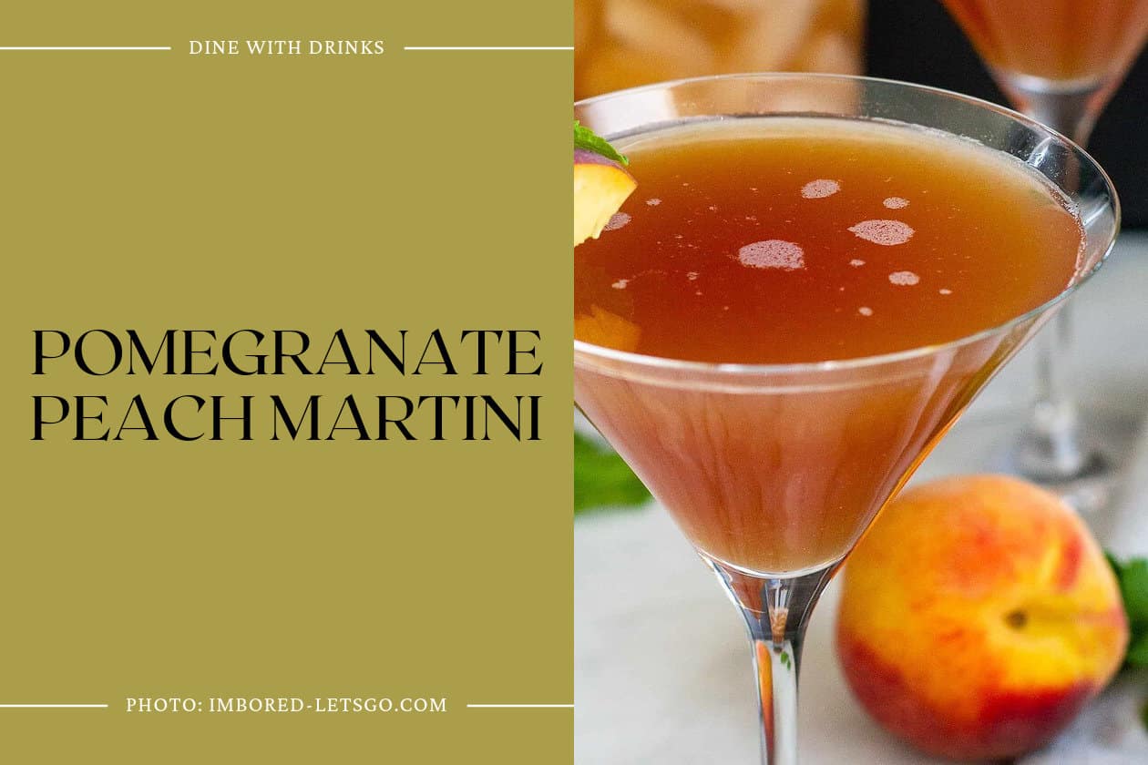 Pomegranate Peach Martini