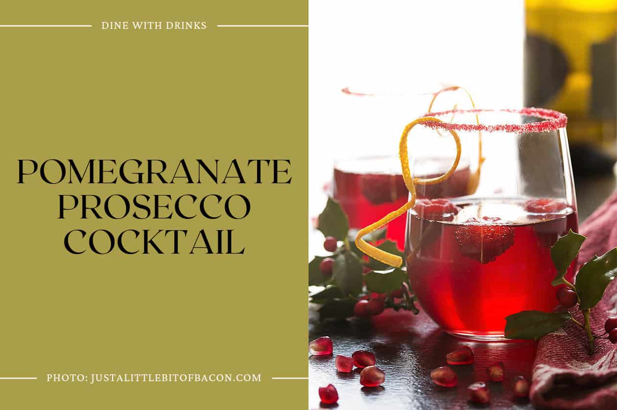 Pomegranate Prosecco Cocktail