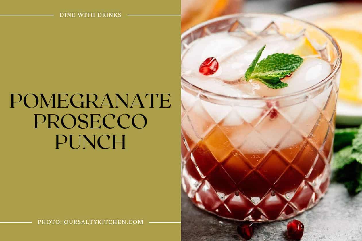 Pomegranate Prosecco Punch