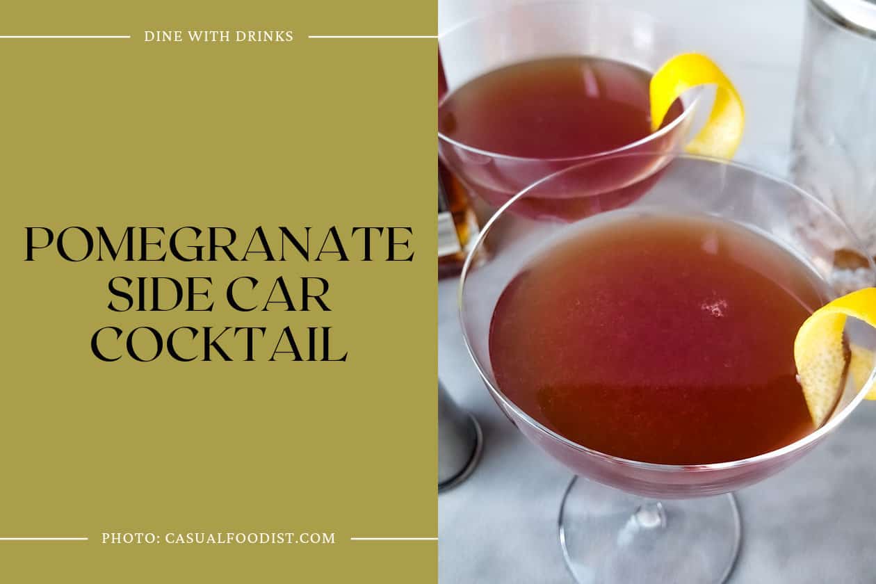 Pomegranate Side Car Cocktail