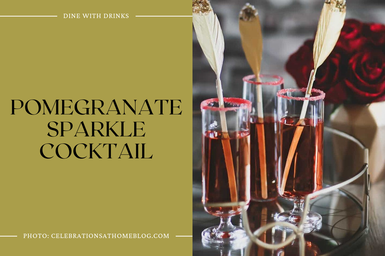 Pomegranate Sparkle Cocktail