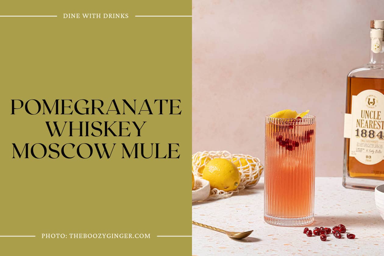 Pomegranate Whiskey Moscow Mule