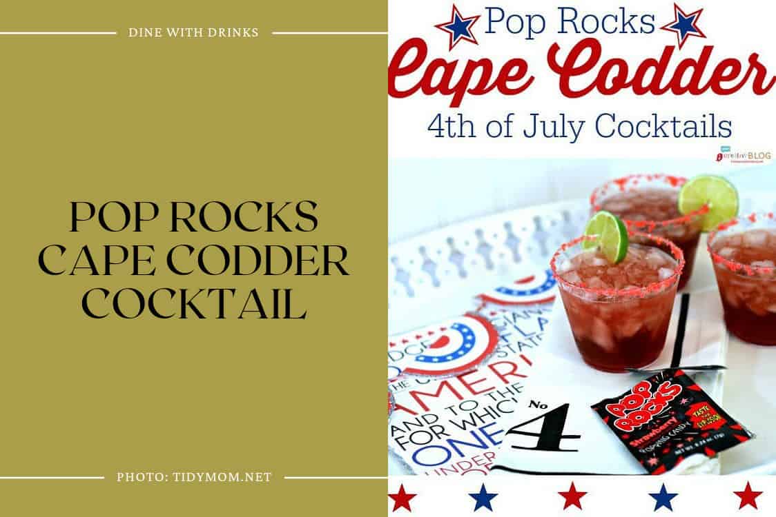 Pop Rocks Cape Codder Cocktail