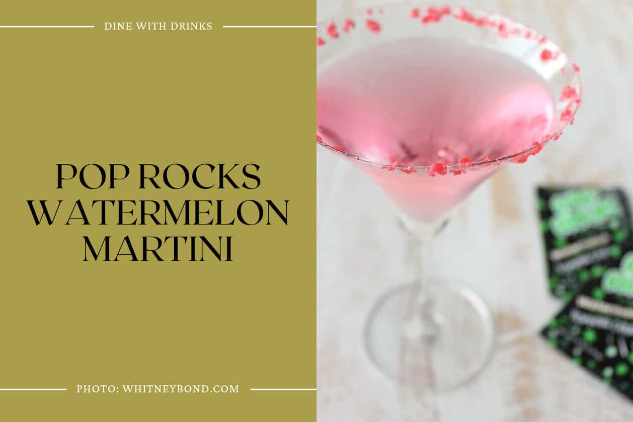 Pop Rocks Watermelon Martini