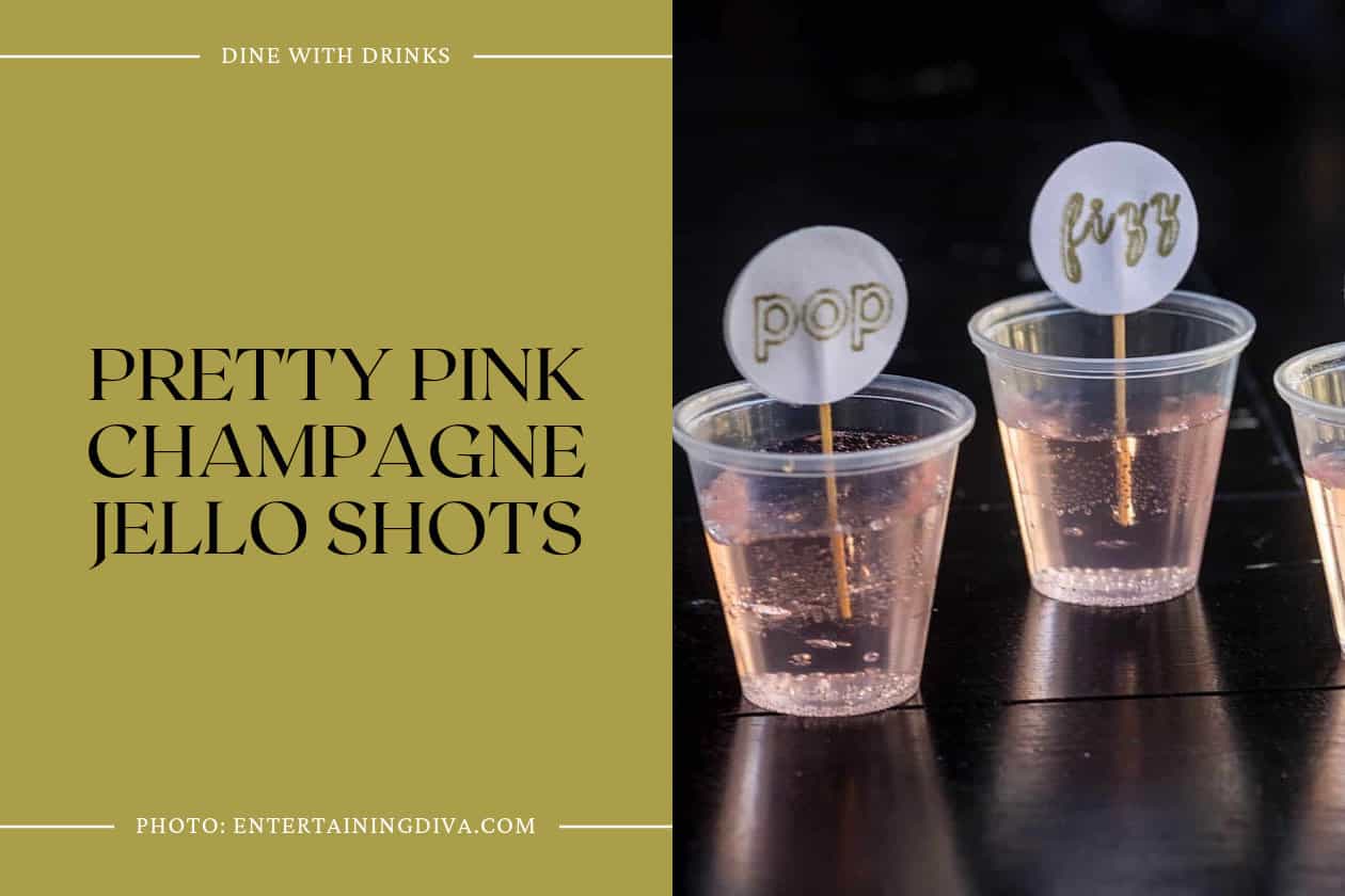 Pretty Pink Champagne Jello Shots