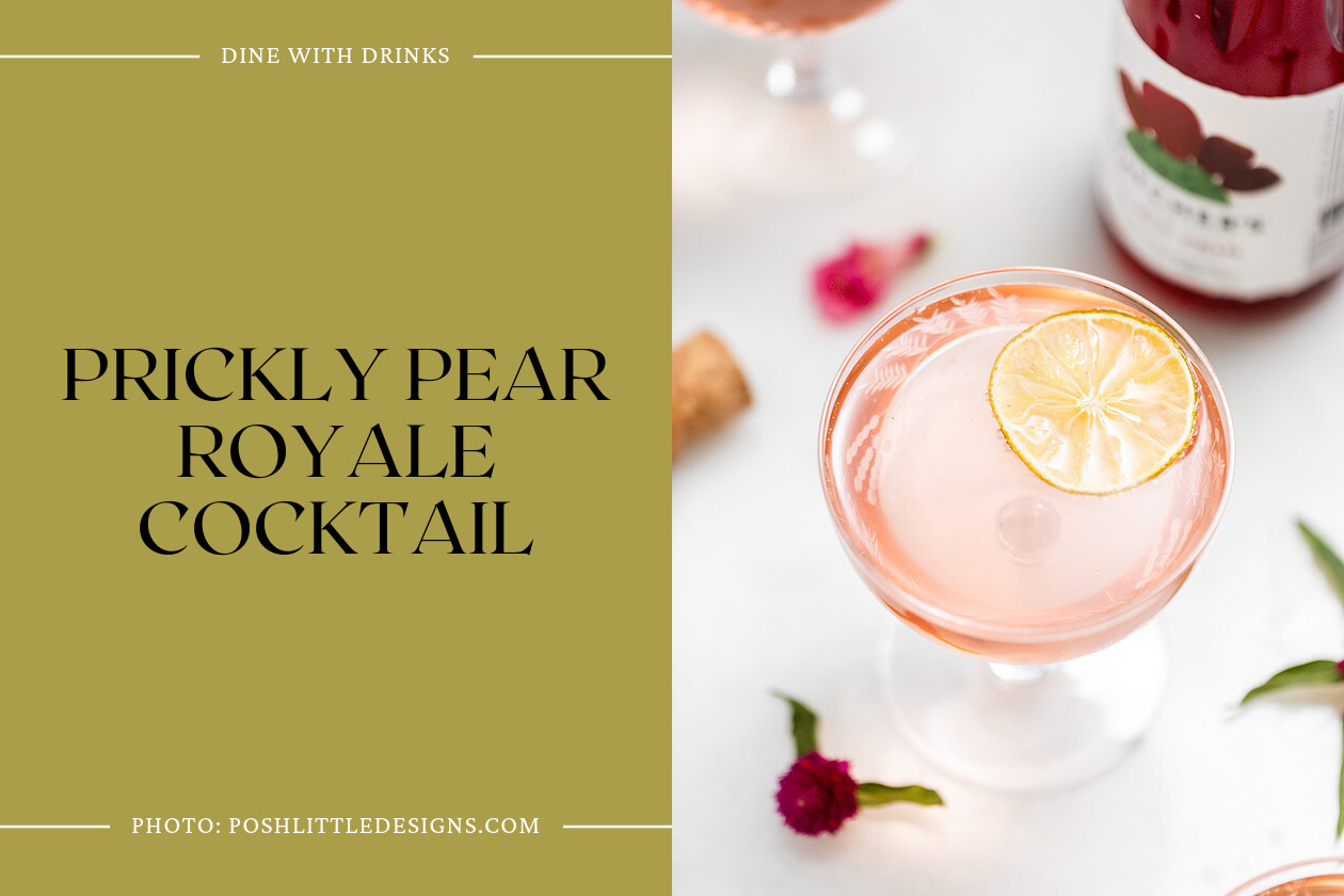 Prickly Pear Royale Cocktail