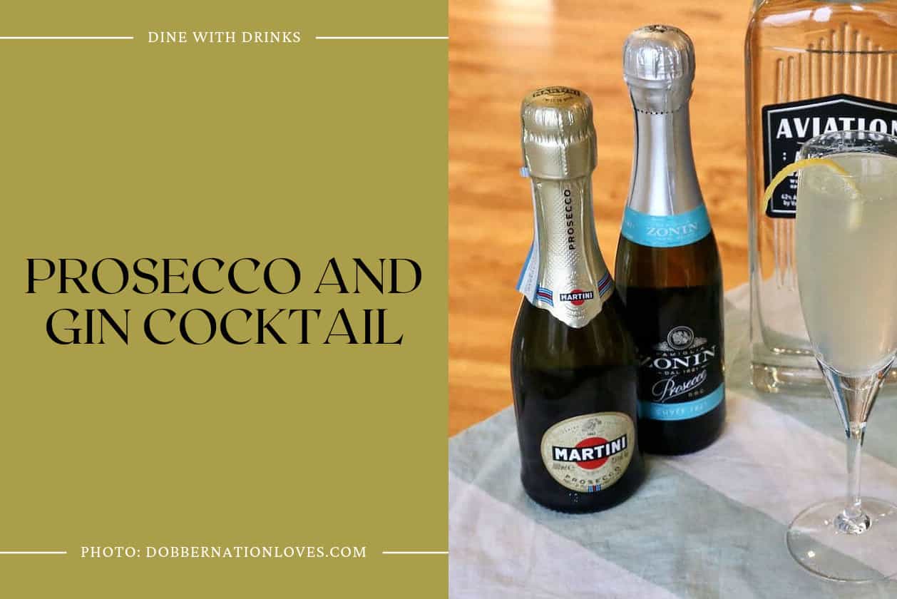 Prosecco And Gin Cocktail