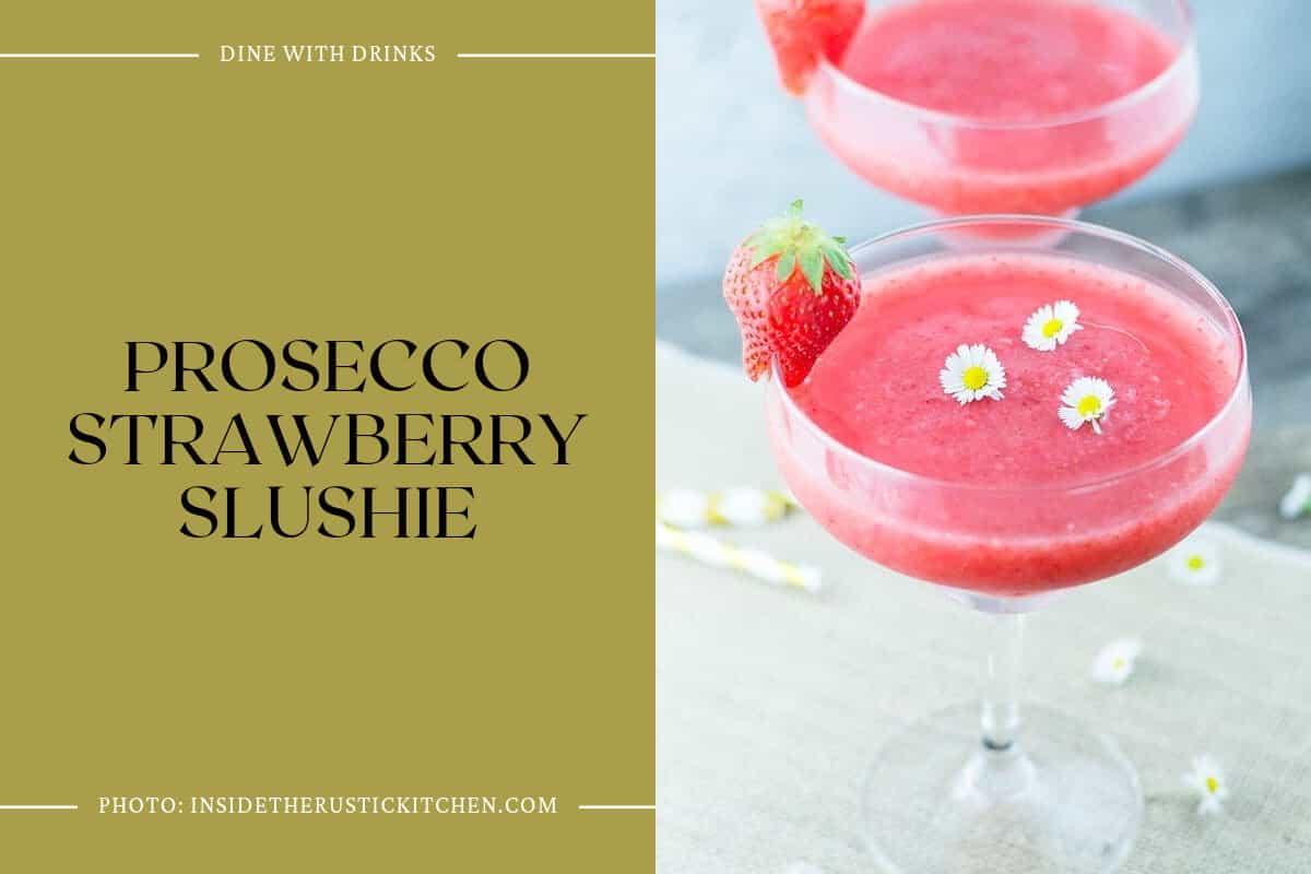Prosecco Strawberry Slushie