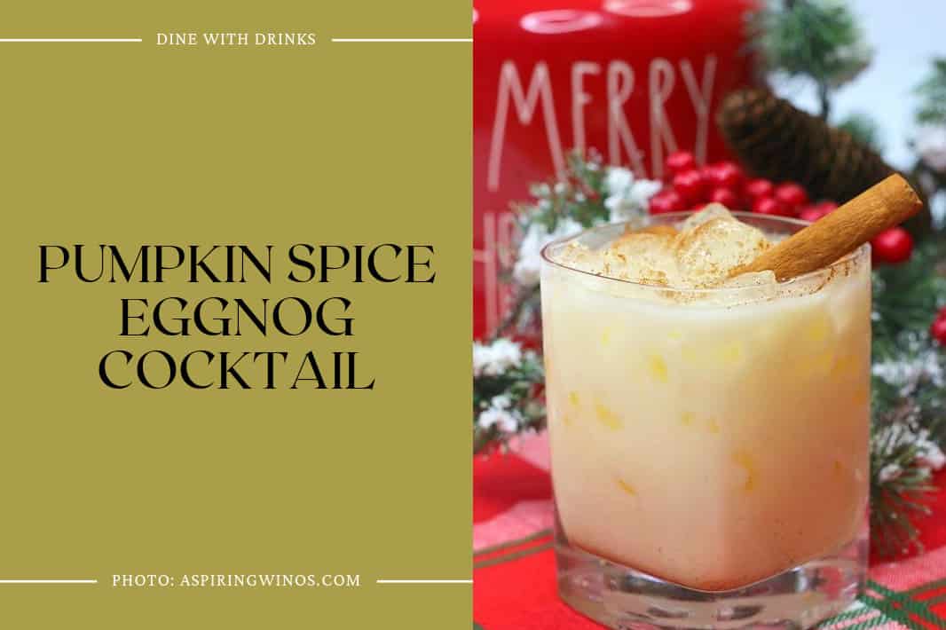 Pumpkin Spice Eggnog Cocktail