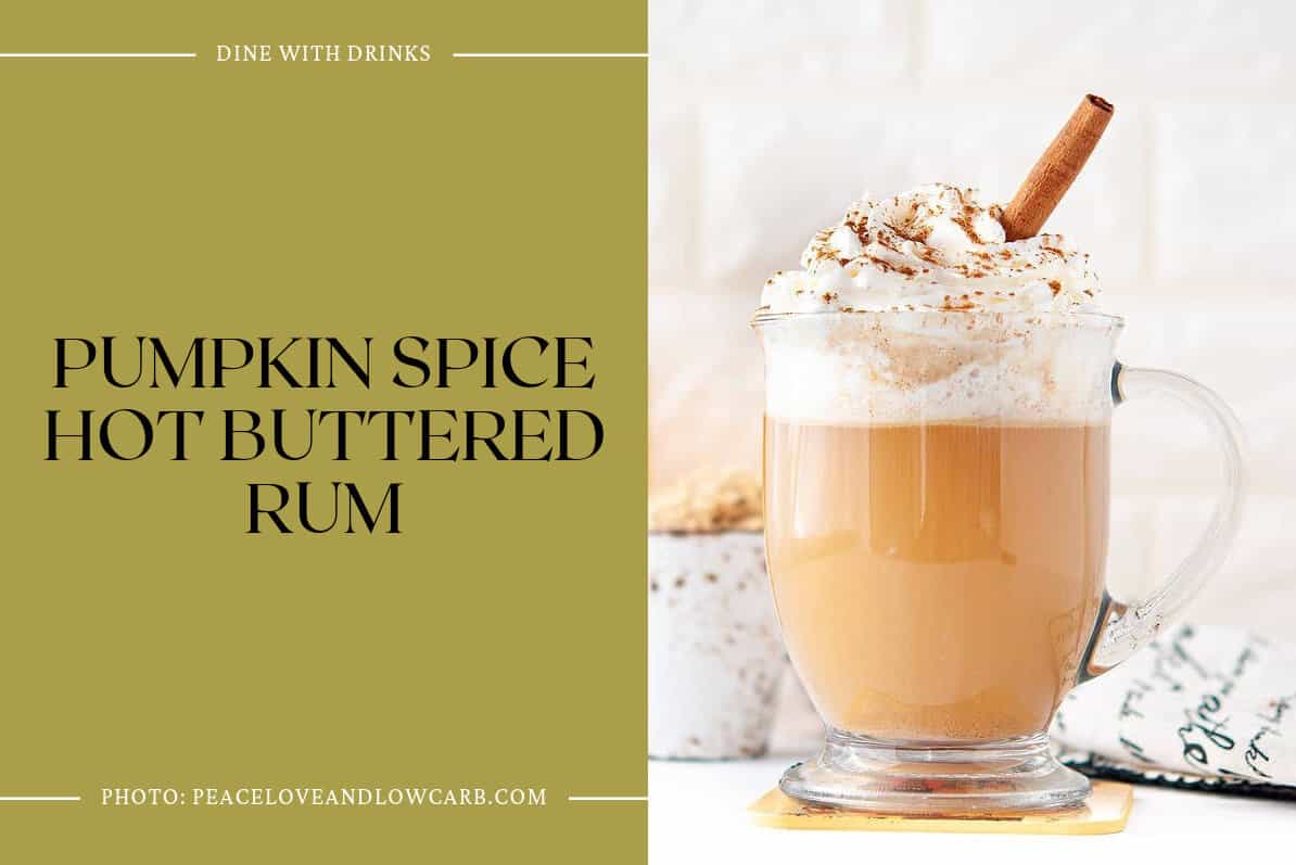 Pumpkin Spice Hot Buttered Rum