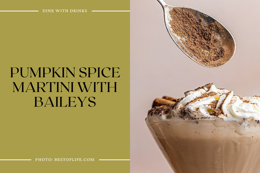 Pumpkin Spice Martini With Baileys