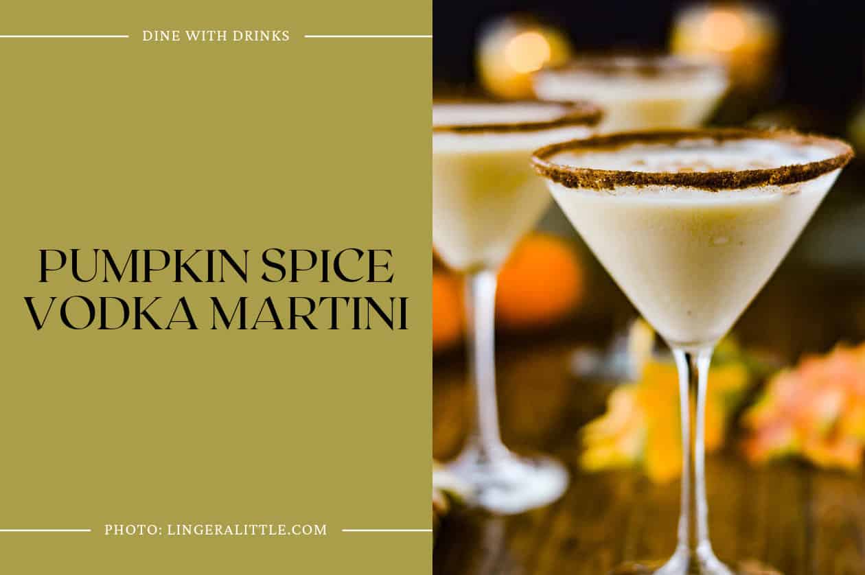 Pumpkin Spice Vodka Martini