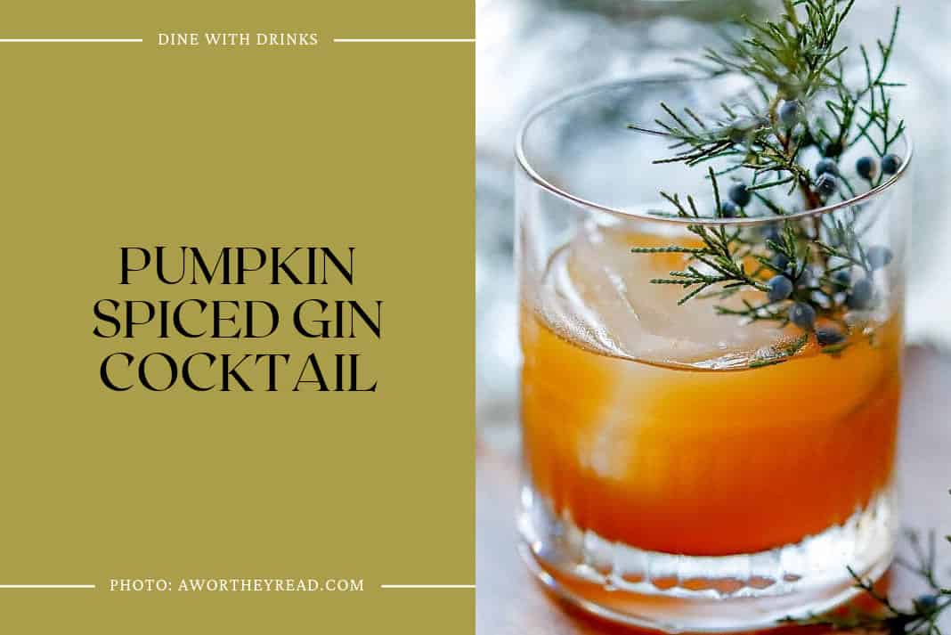 Pumpkin Spiced Gin Cocktail