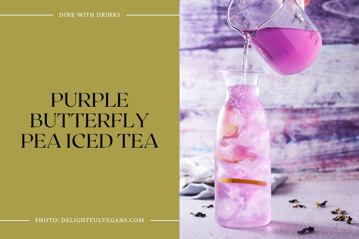 Purple Butterfly Pea Iced Tea