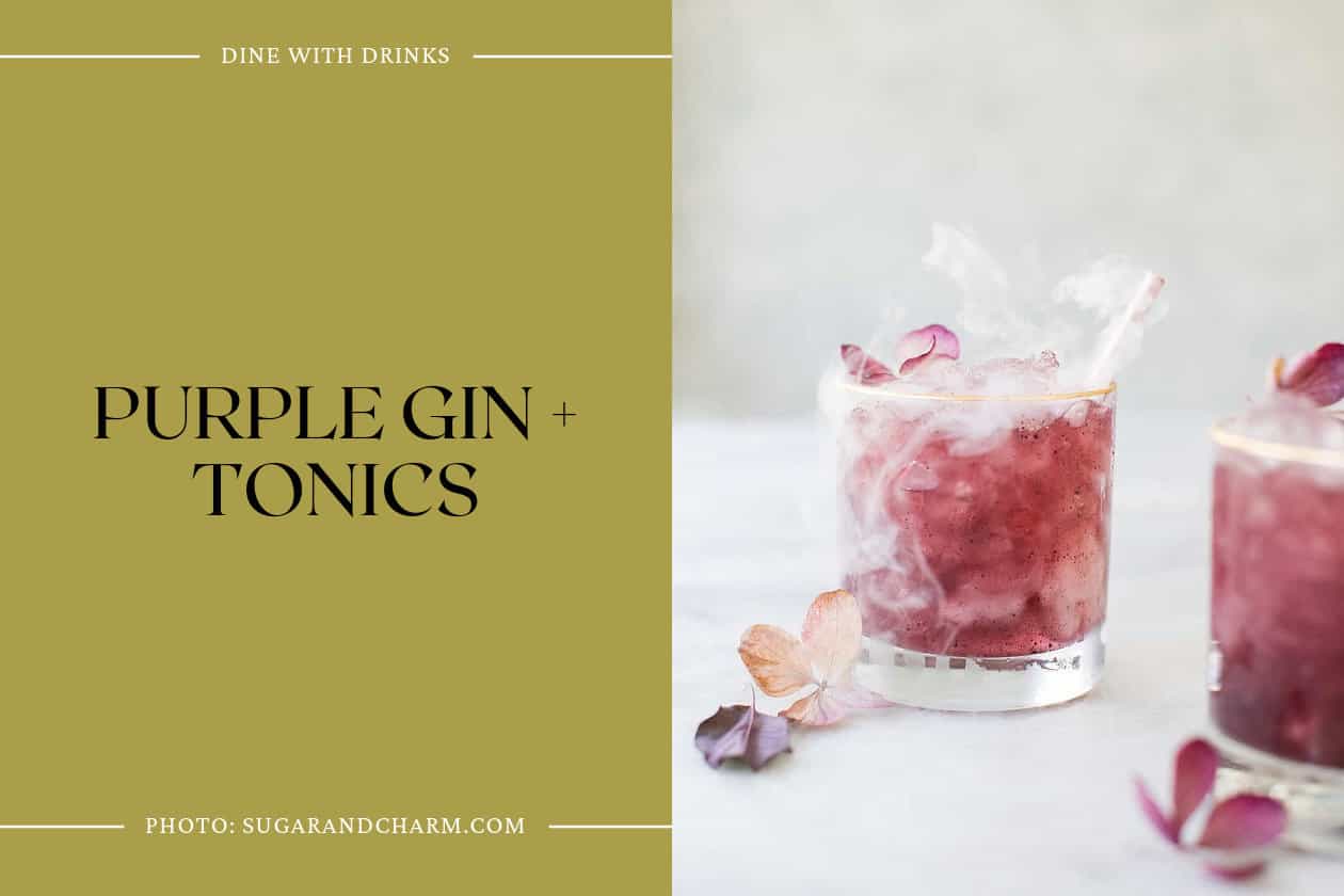Purple Gin + Tonics