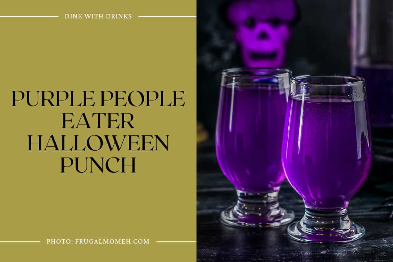 Purple People Eater Halloween Punch