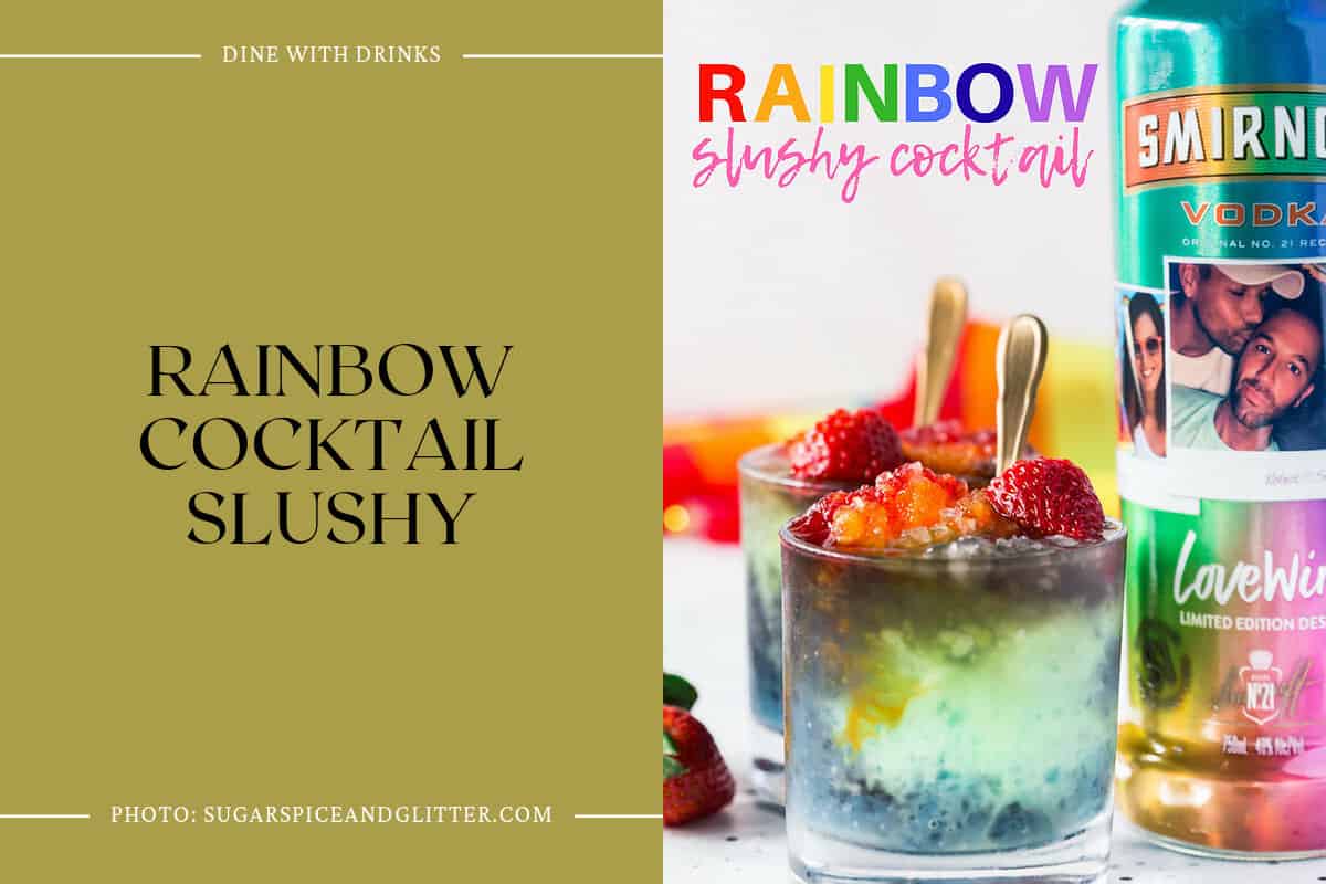 Rainbow Cocktail Slushy