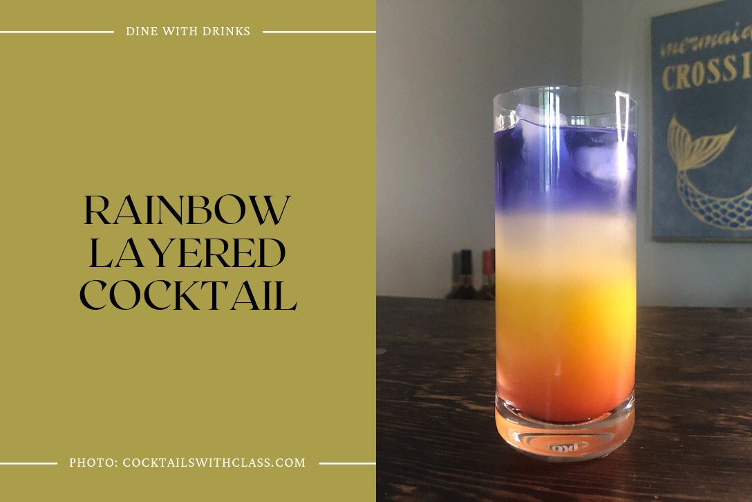Rainbow Layered Cocktail