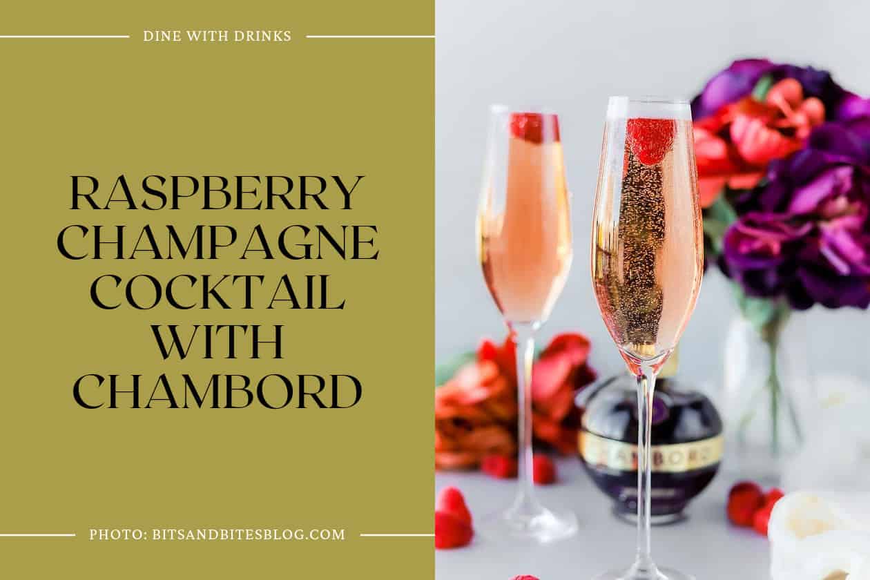 Raspberry Champagne Cocktail With Chambord