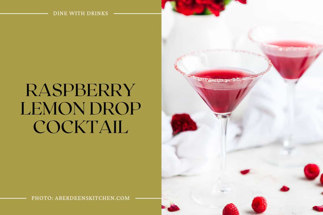 Raspberry Lemon Drop Cocktail