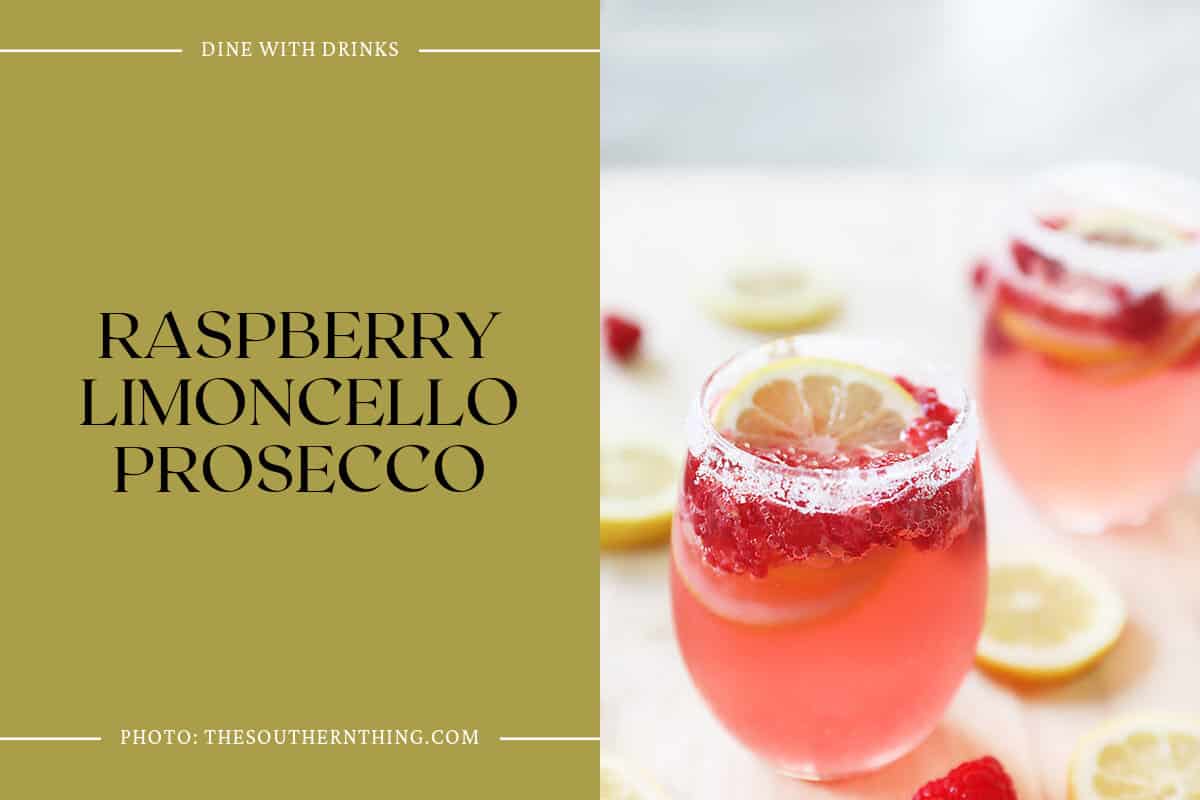 Raspberry Limoncello Prosecco