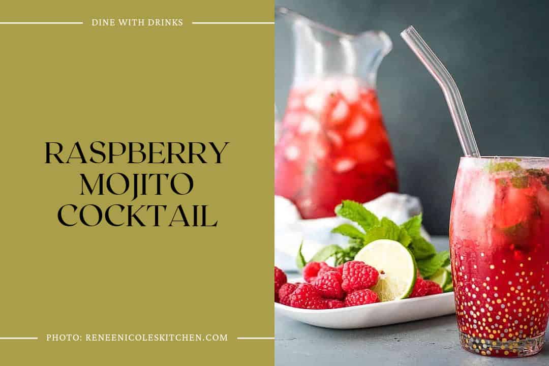 Raspberry Mojito Cocktail