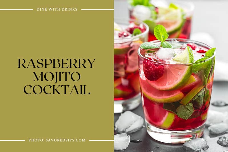 Raspberry Mojito Cocktail